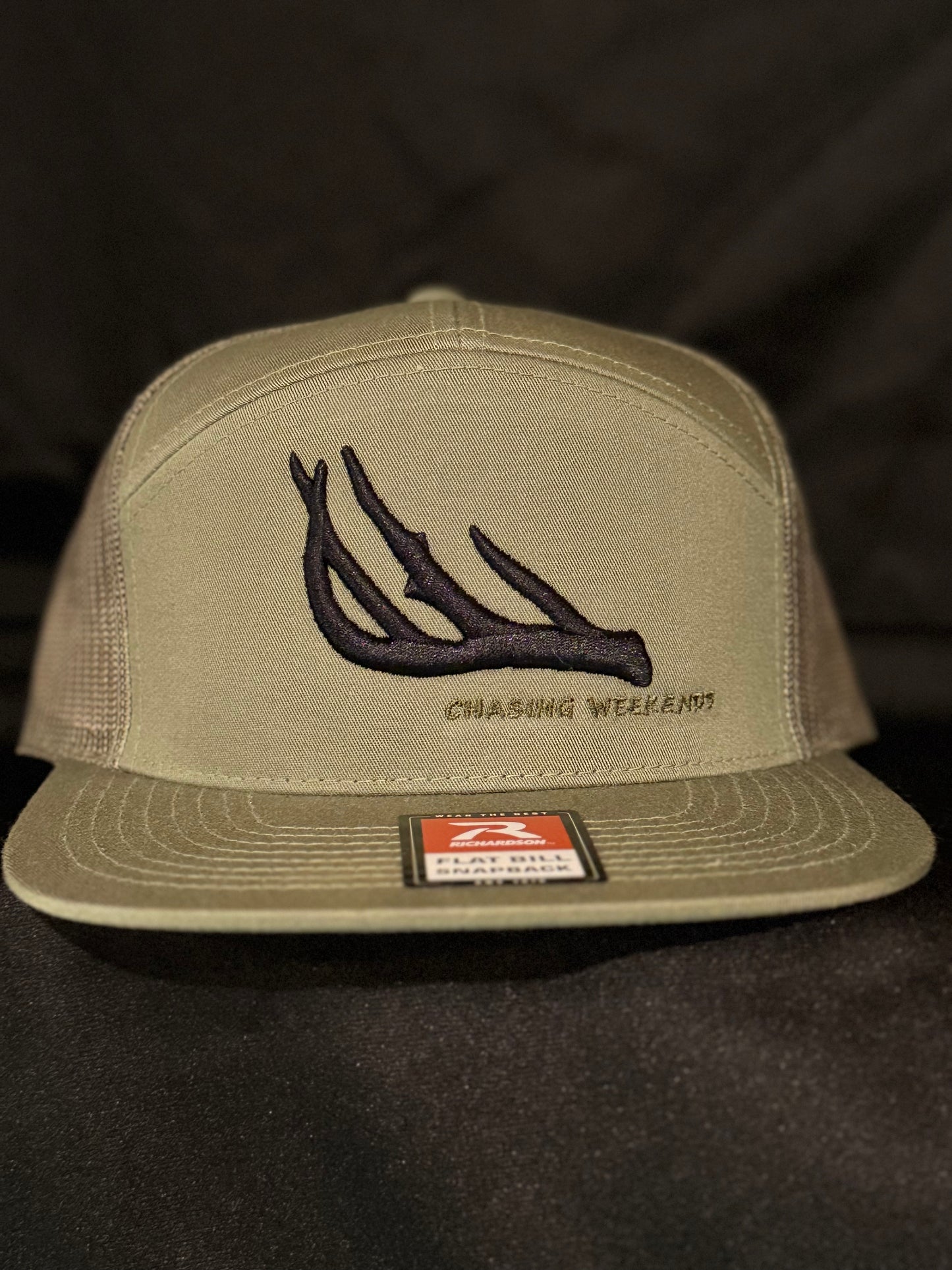 CW Horn Hat-7 Panel Olive