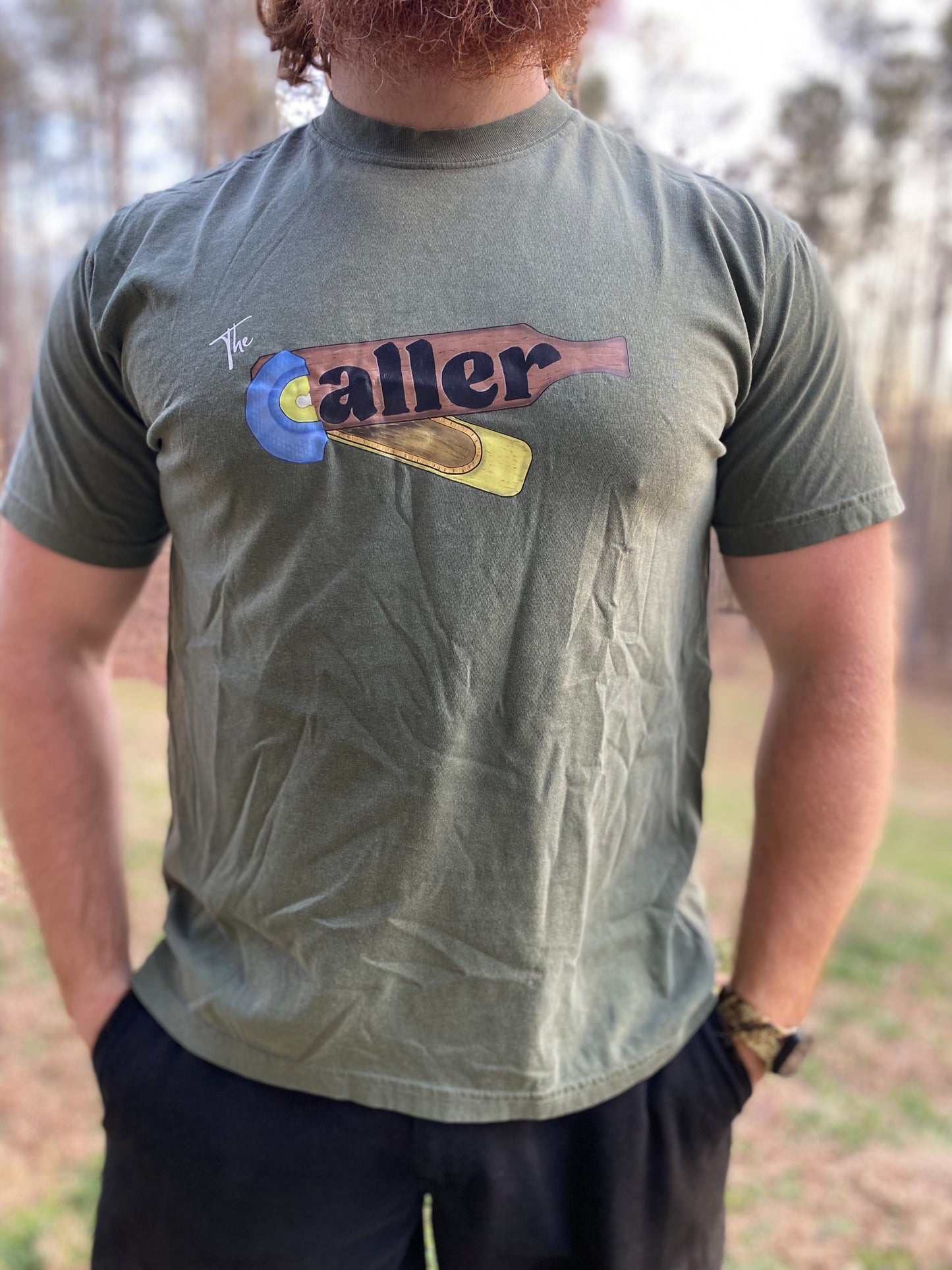 The Caller T-Shirt (Dark Green)