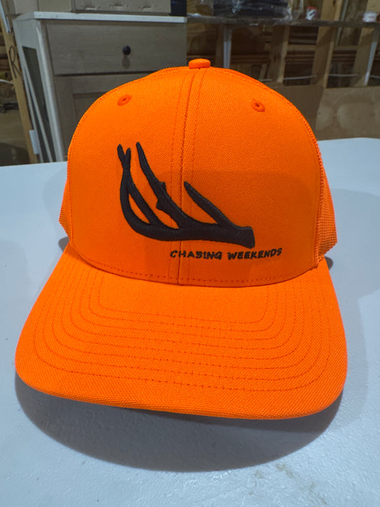 CW Orange Horn Hat