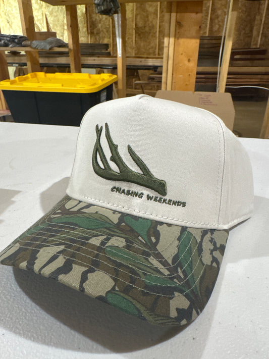 CW Greenleaf / Cream Horn Hat