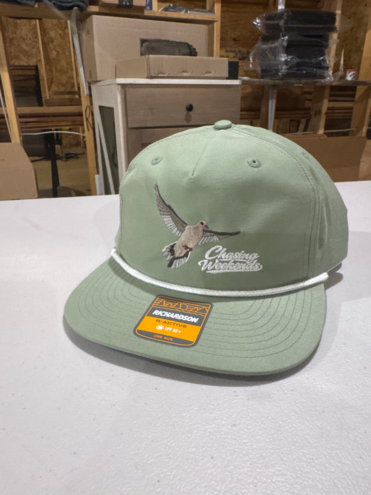 CW Dove Light Green Rope Hat