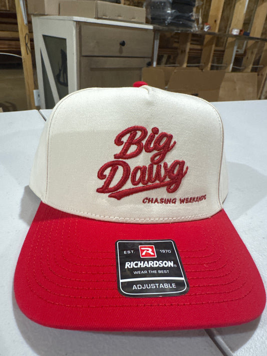 CW Big Dawg Red / Cream Hat