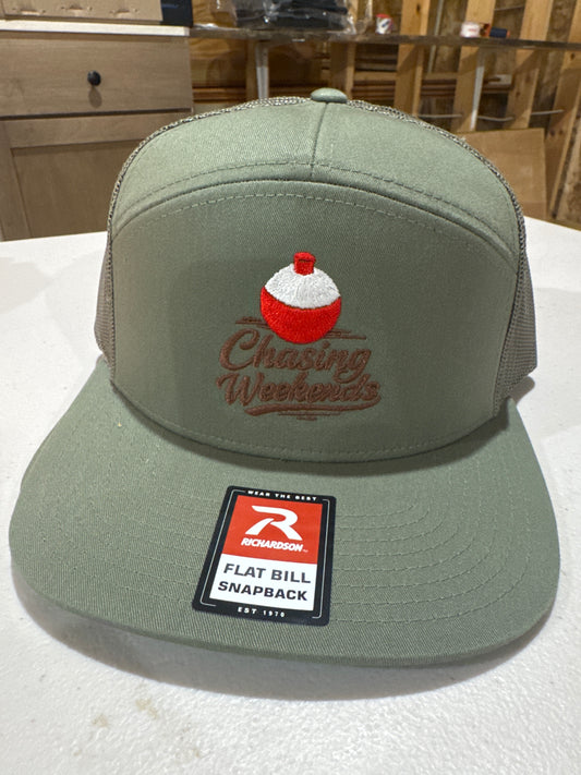 CW 7 Panel Bobber Green Hat