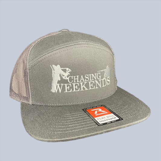 Charcoal Grey 7 Panel With Chasing Weekends Logo